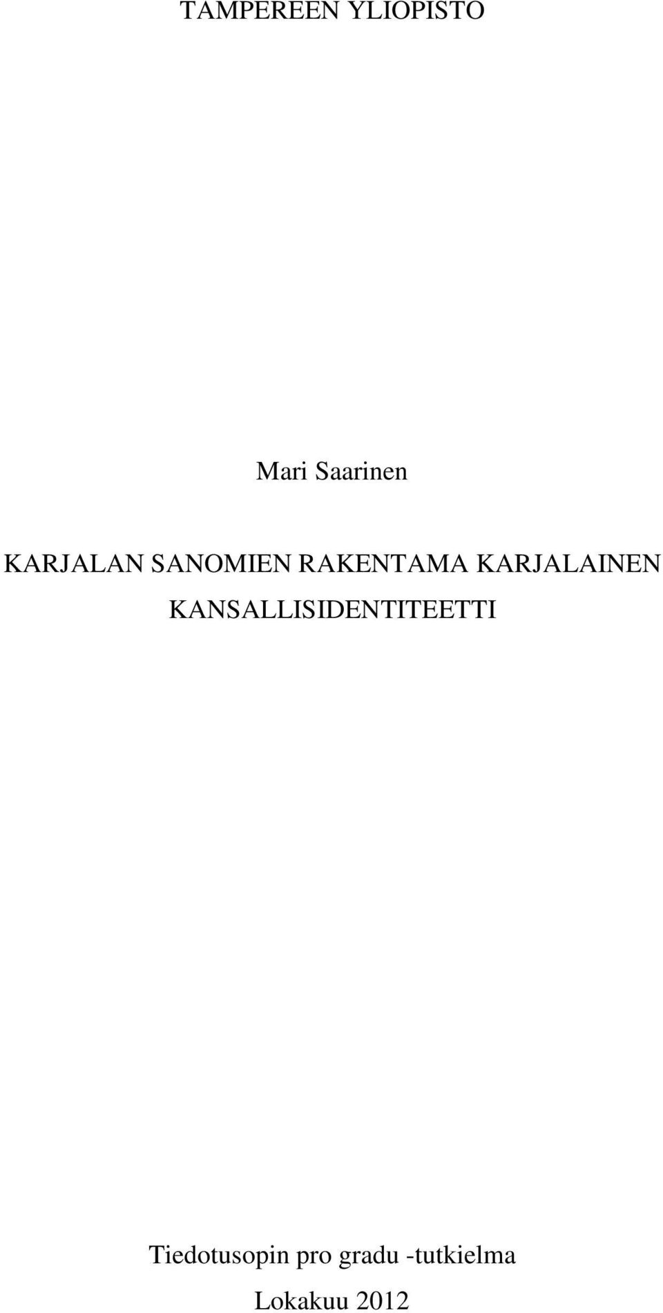 KARJALAINEN KANSALLISIDENTITEETTI