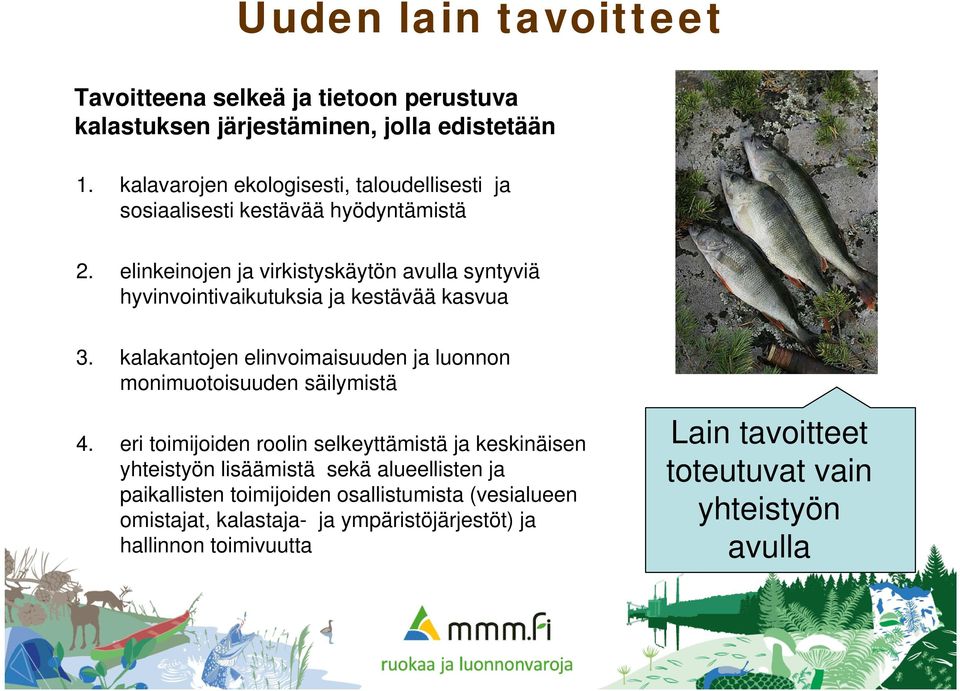 elinkeinojen ja virkistyskäytön avulla syntyviä hyvinvointivaikutuksia ja kestävää kasvua 3.