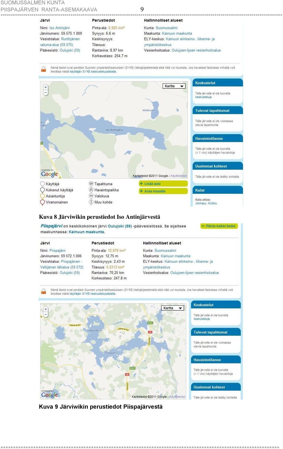 perustiedot Iso Antinjärvestä