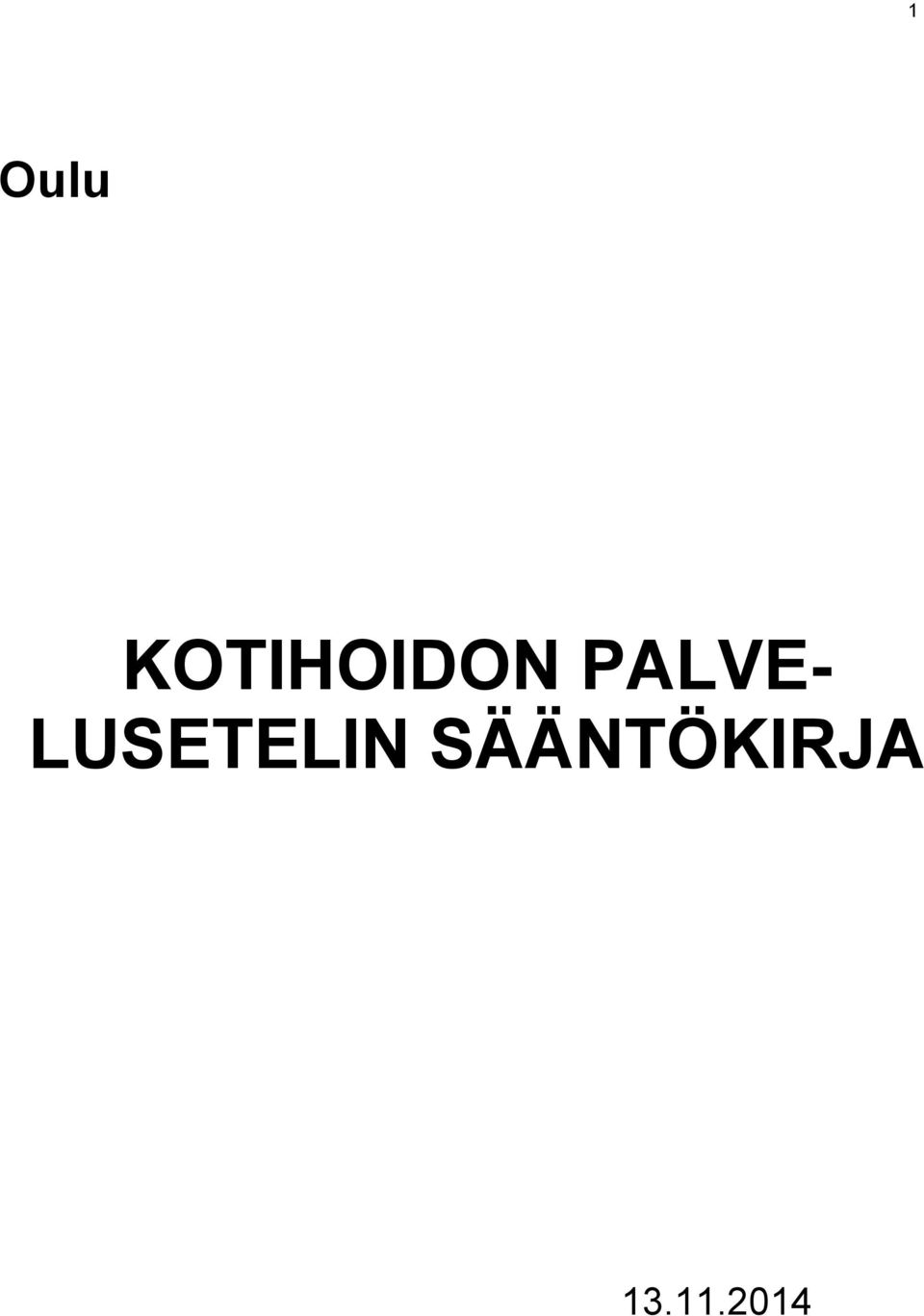 PALVE-
