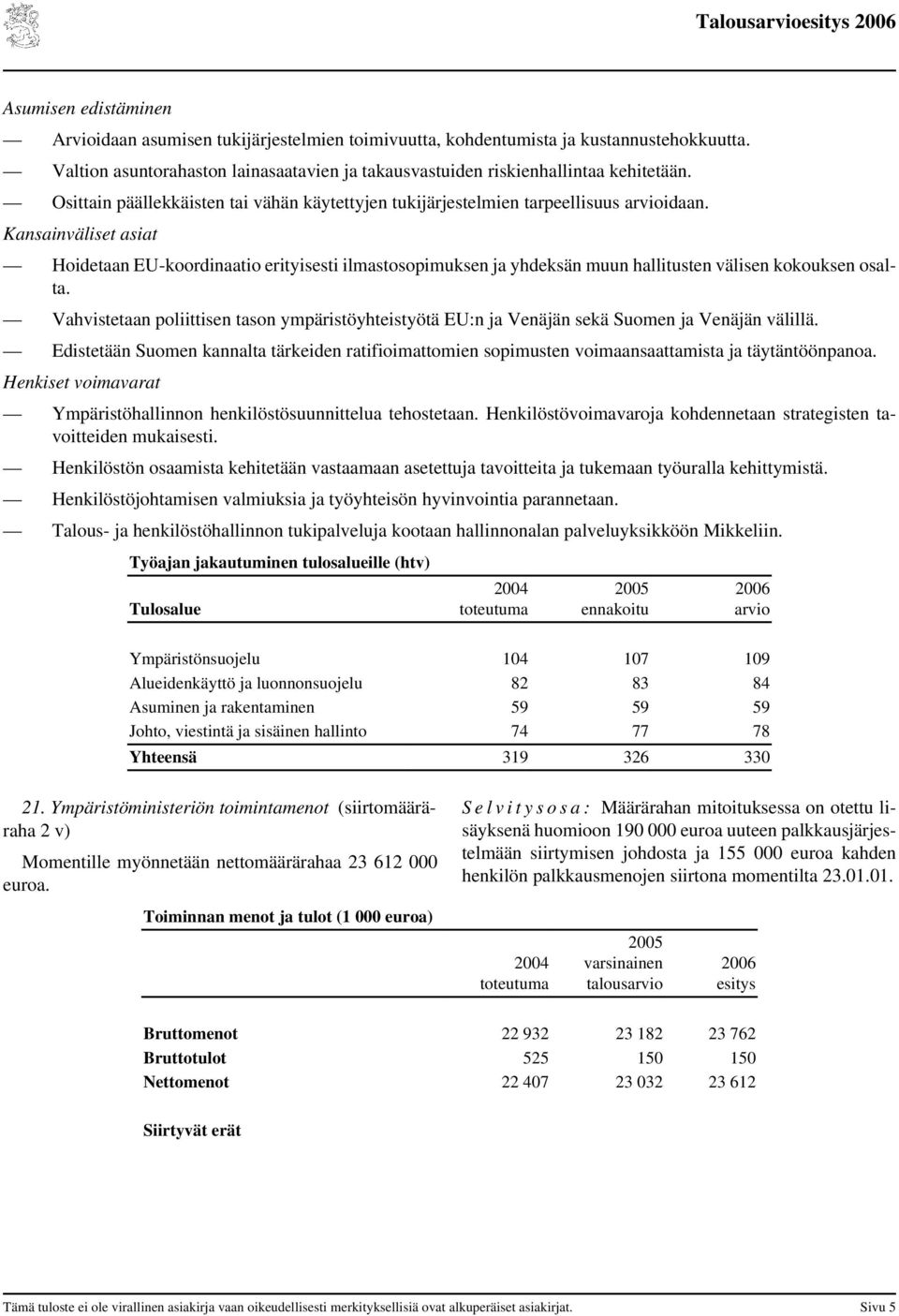 Kansainväliset asiat Hoidetaan EU-koordinaatio erityisesti ilmastosopimuksen ja yhdeksän muun hallitusten välisen kokouksen osalta.