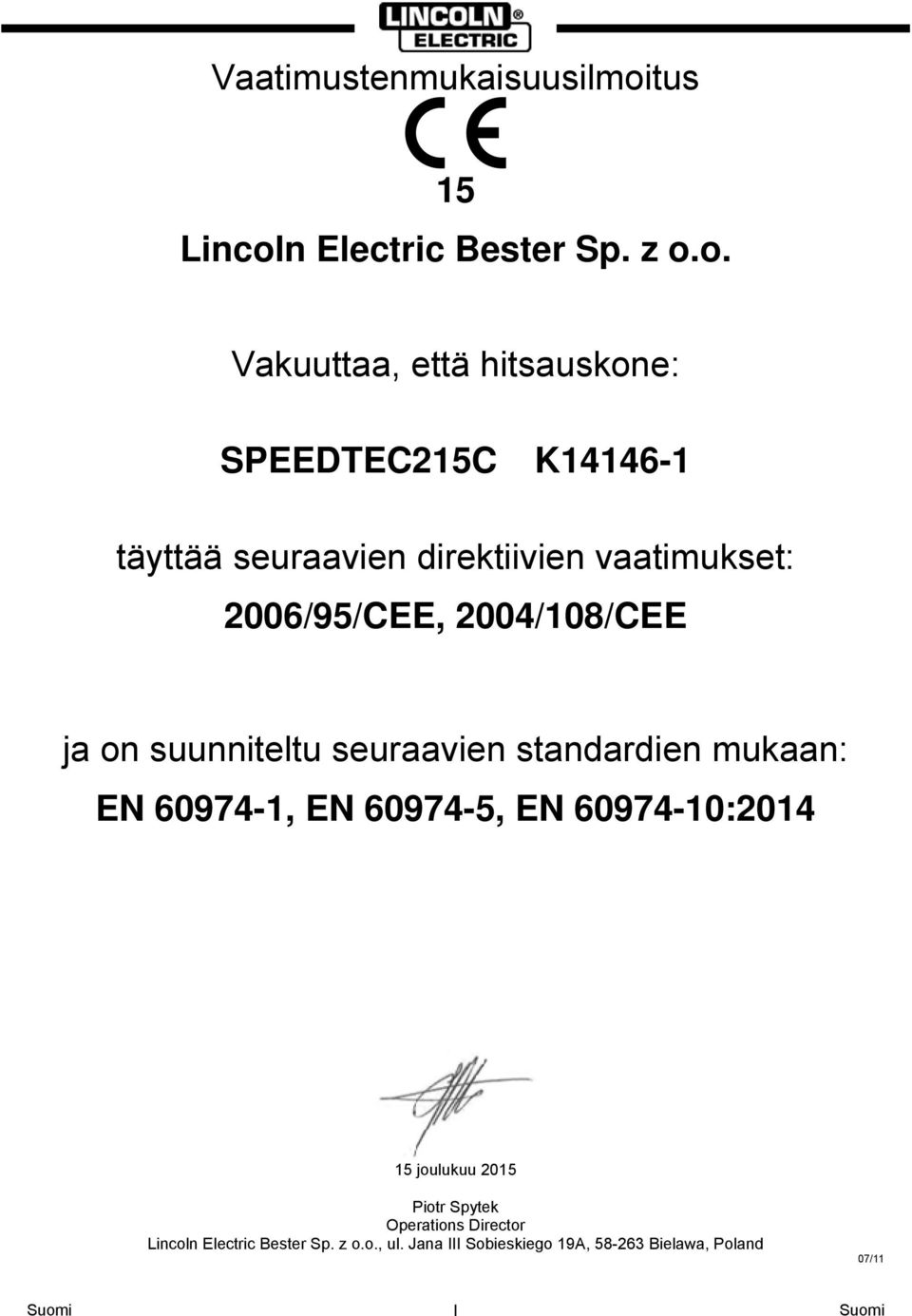 n Electric Bester Sp. z o.