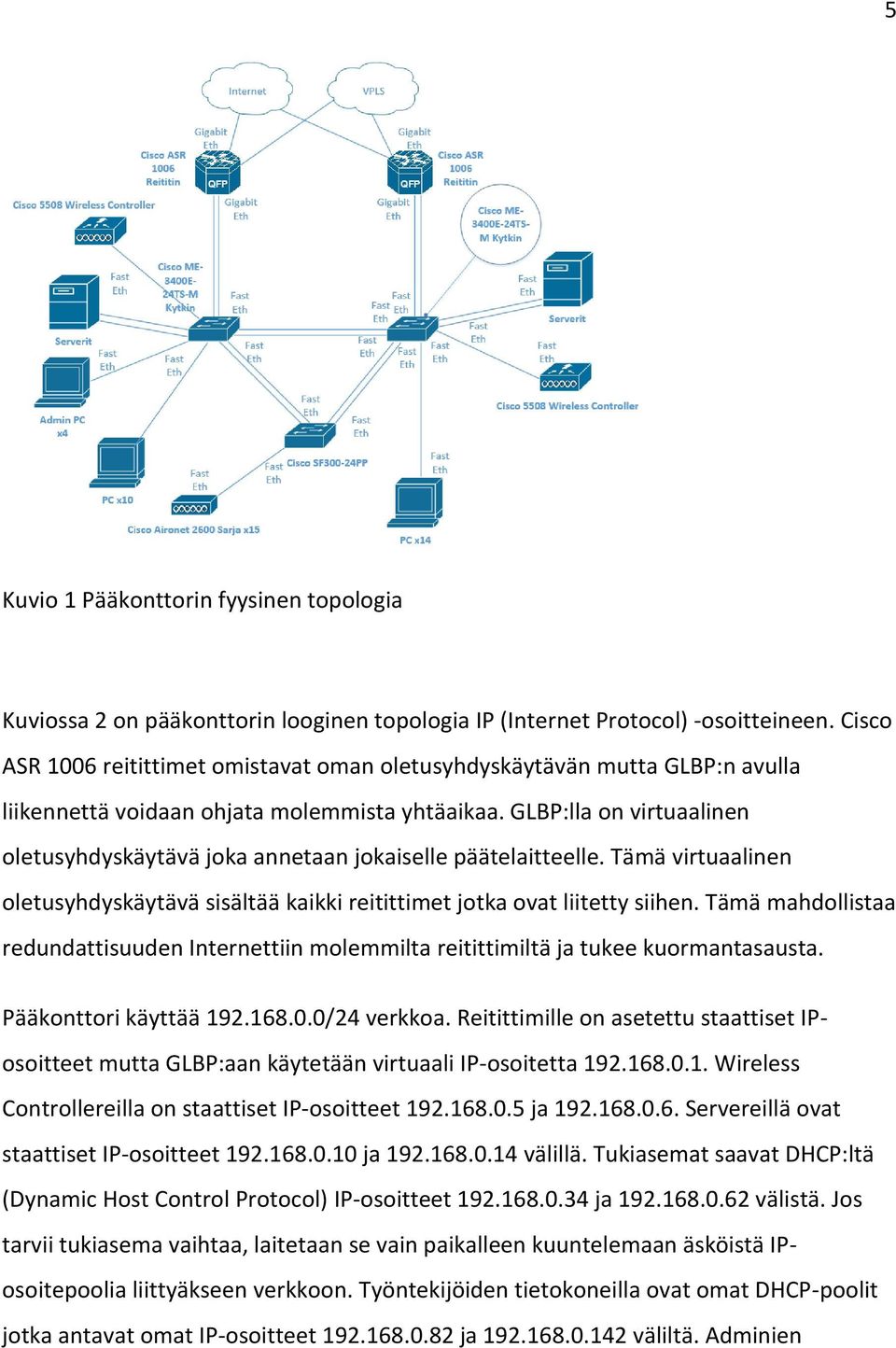 GLBP:lla on virtuaalinen oletusyhdyskäytävä joka annetaan jokaiselle päätelaitteelle. Tämä virtuaalinen oletusyhdyskäytävä sisältää kaikki reitittimet jotka ovat liitetty siihen.