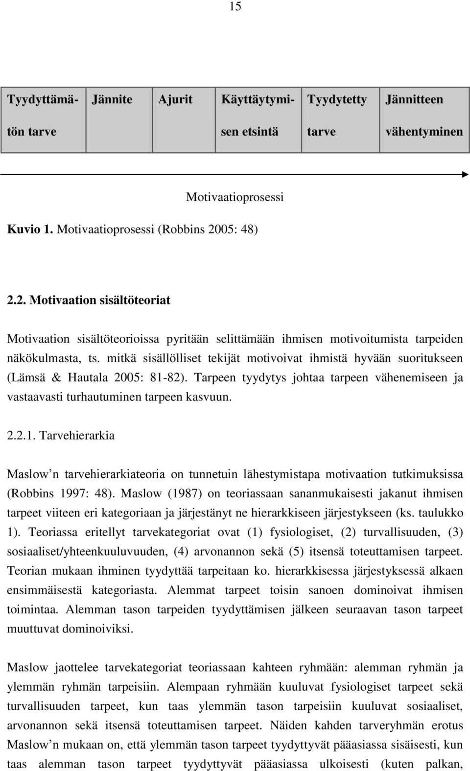 mitkä sisällölliset tekijät motivoivat ihmistä hyvään suoritukseen (Lämsä & Hautala 2005: 81-