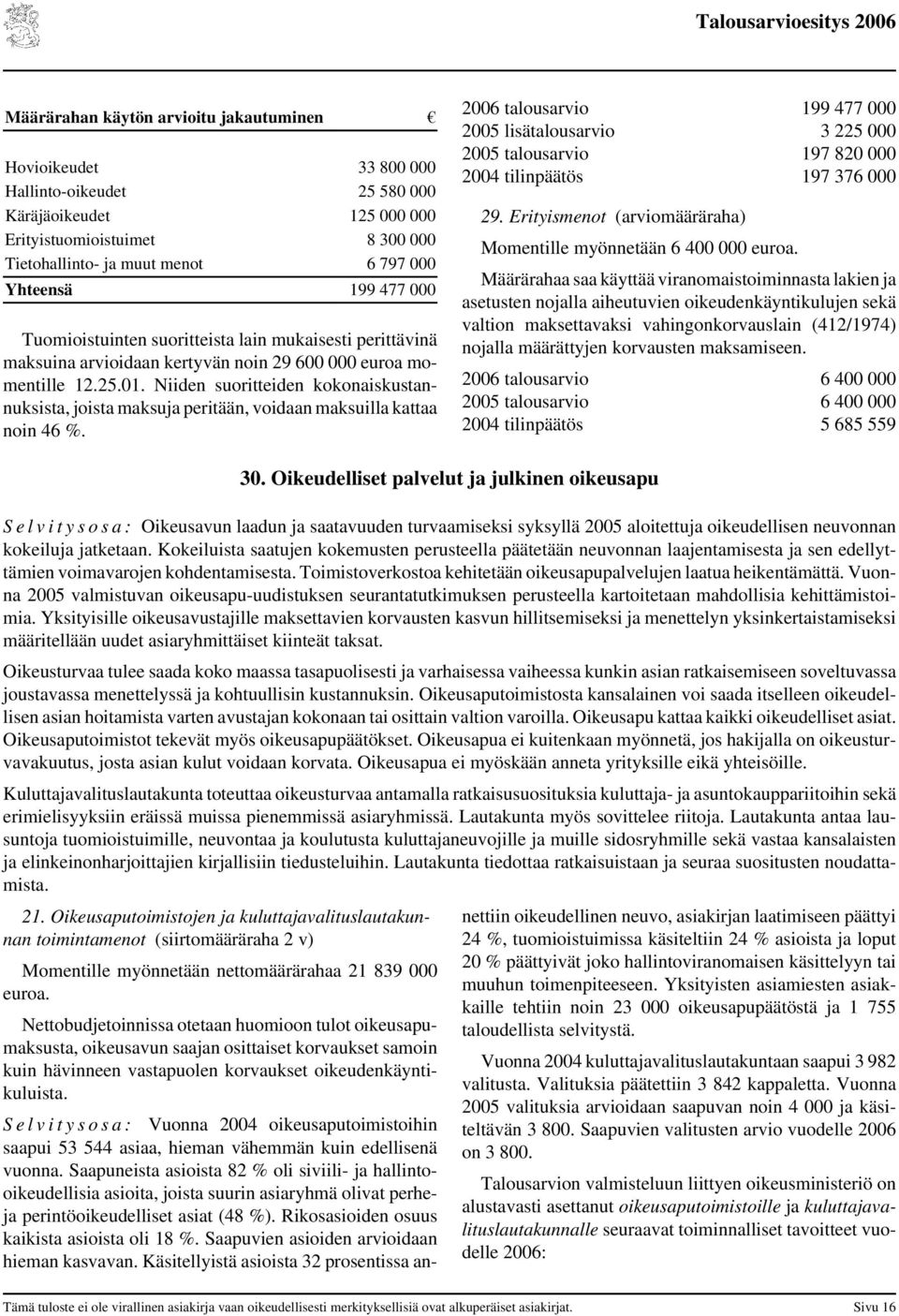 Niiden suoritteiden kokonaiskustannuksista, joista maksuja peritään, voidaan maksuilla kattaa noin 46 %.