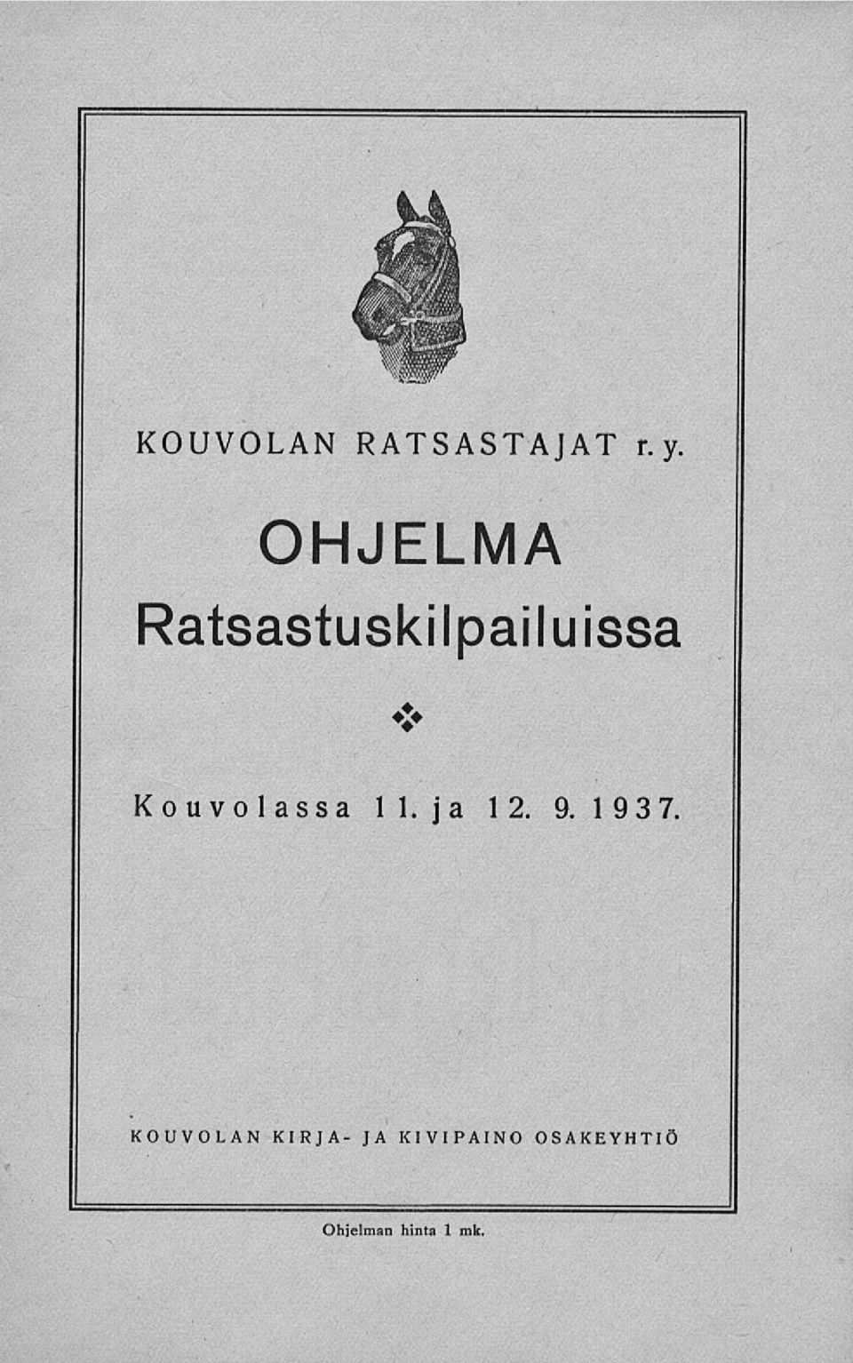 Kouvolassa 11. ja 12. 9.193 7.