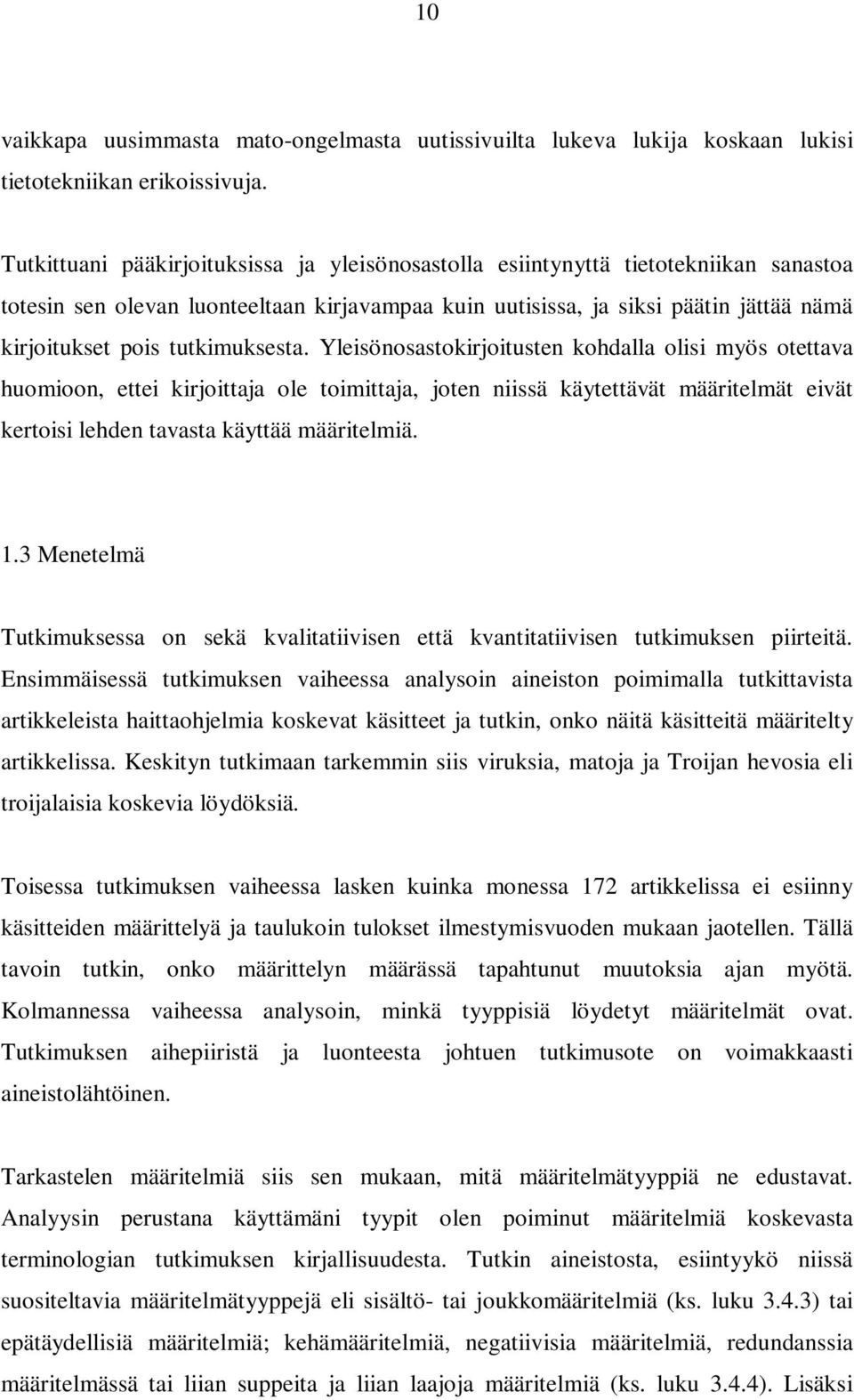 tutkimuksesta.