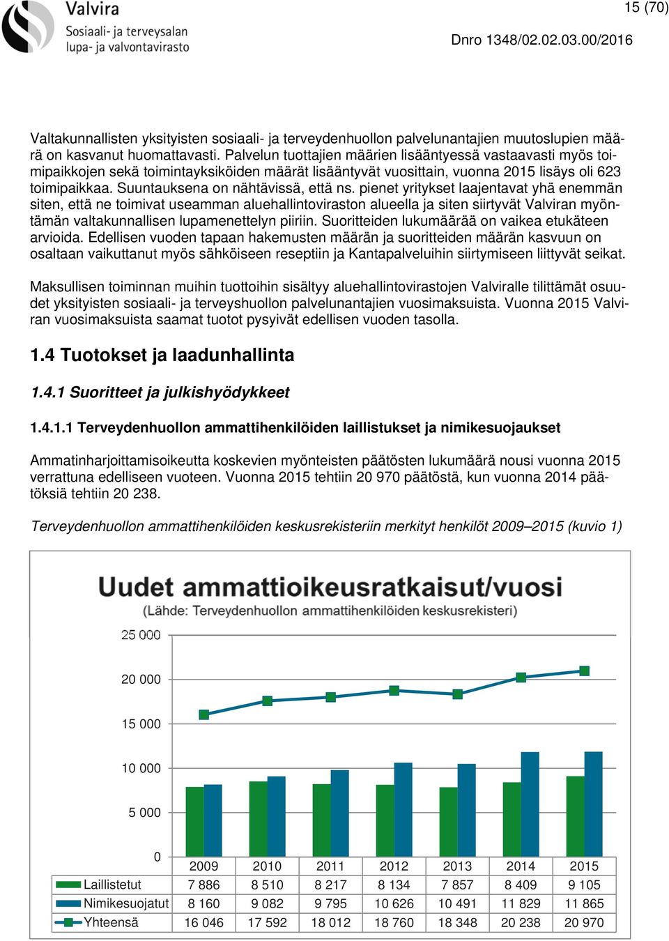 Suuntauksena on nähtävissä, että ns.