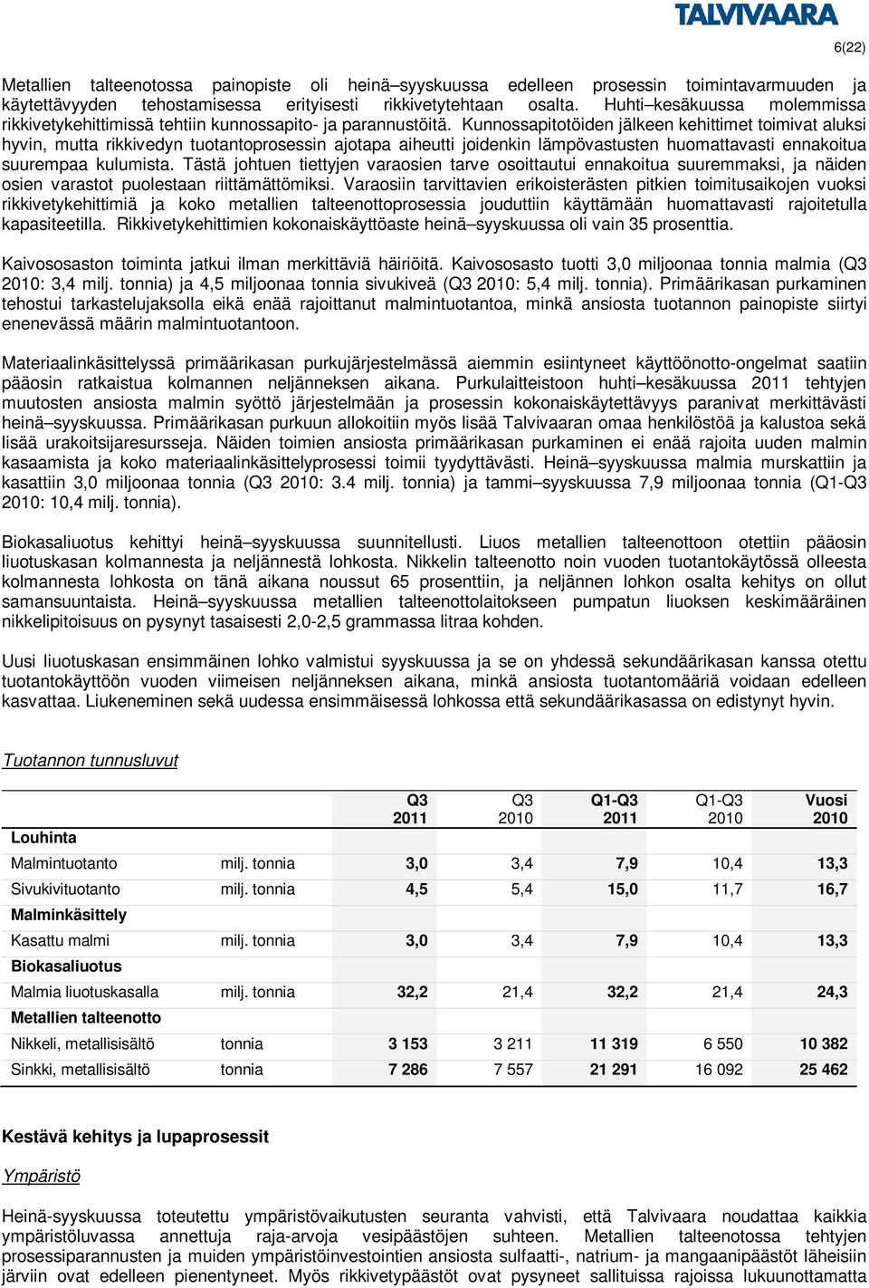 Kunnossapitotöiden jälkeen kehittimet toimivat aluksi hyvin, mutta rikkivedyn tuotantoprosessin ajotapa aiheutti joidenkin lämpövastusten huomattavasti ennakoitua suurempaa kulumista.