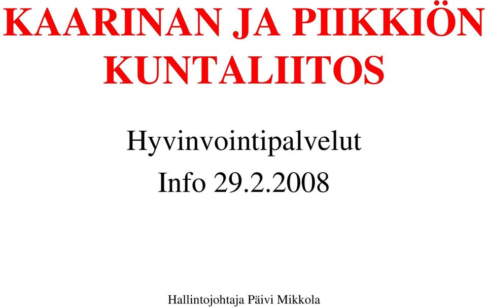 KUNTALIITOS