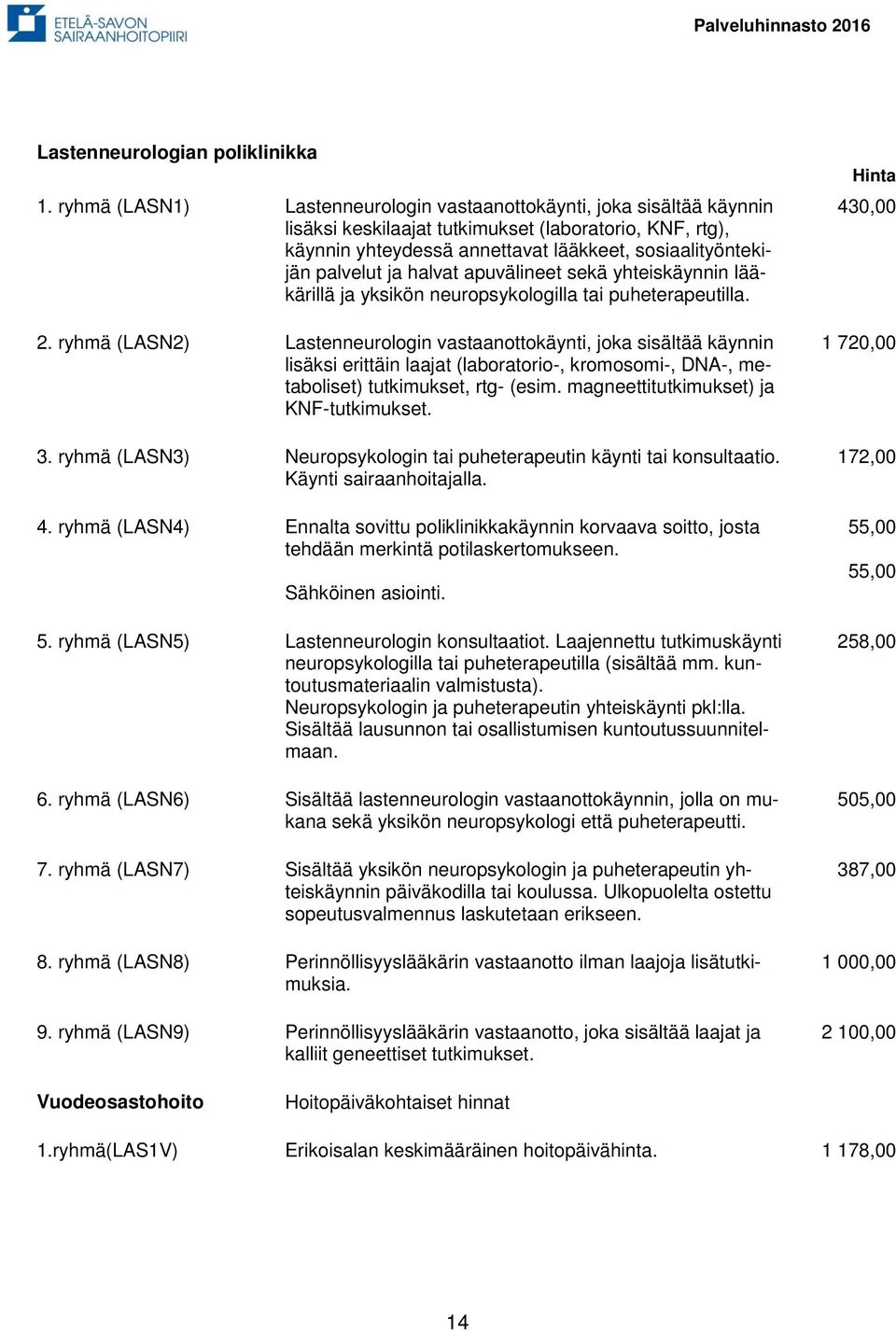 ja halvat apuvälineet sekä yhteiskäynnin lääkärillä ja yksikön neuropsykologilla tai puheterapeutilla. 2.