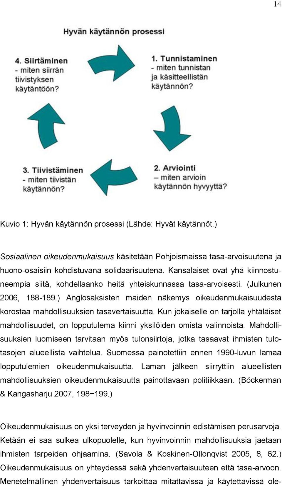 ) Anglosaksisten maiden näkemys oikeudenmukaisuudesta korostaa mahdollisuuksien tasavertaisuutta.