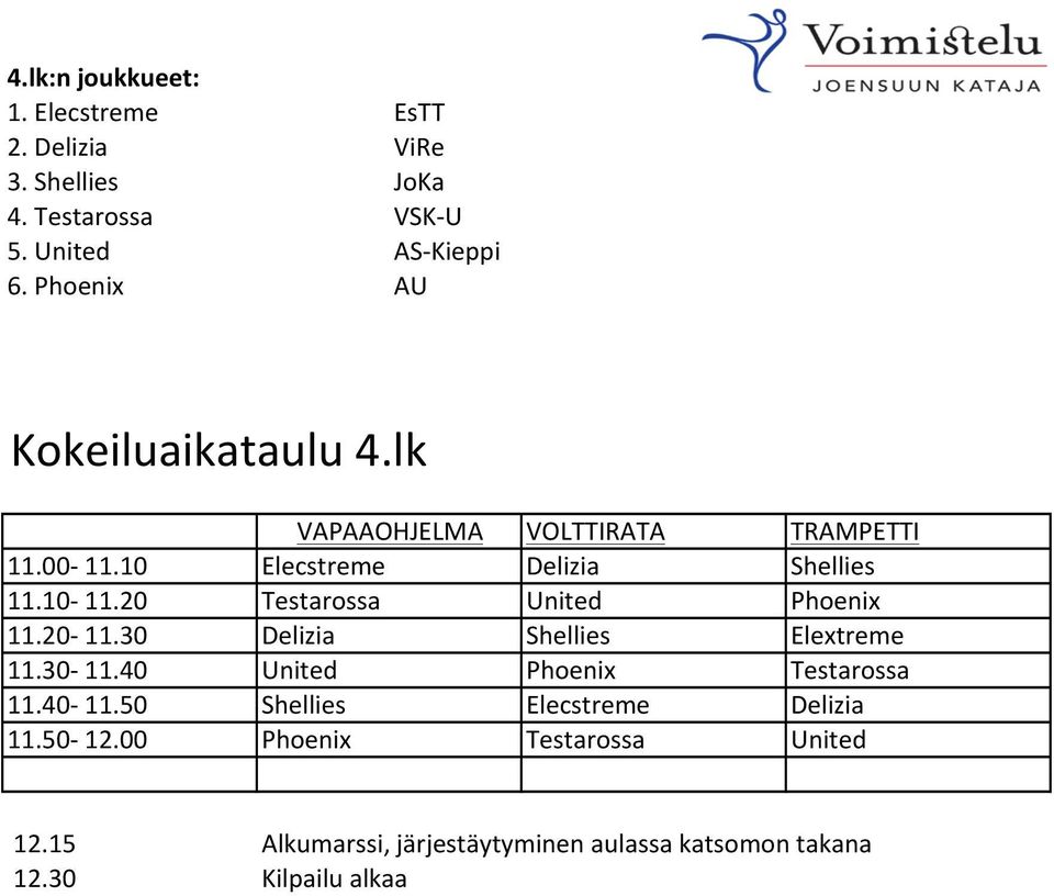 00 Elecstreme Delizia Shellies Testarossa United Phoenix Delizia Shellies Elextreme United Phoenix Testarossa