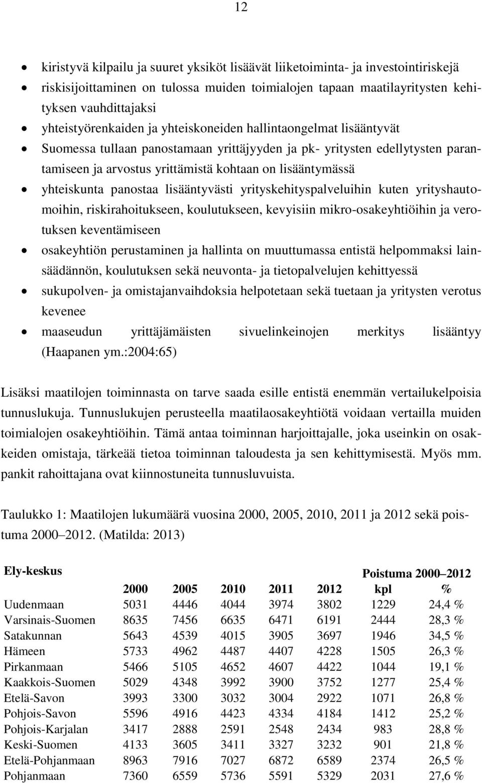 lisääntymässä yhteiskunta panostaa lisääntyvästi yrityskehityspalveluihin kuten yrityshautomoihin, riskirahoitukseen, koulutukseen, kevyisiin mikro-osakeyhtiöihin ja verotuksen keventämiseen