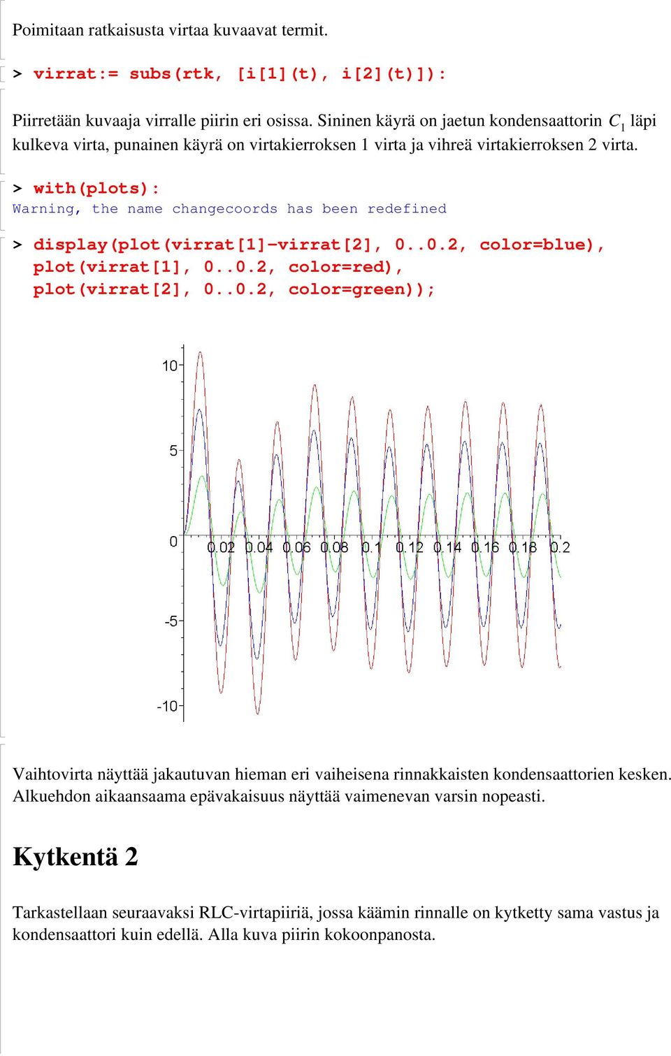 > wih(plos): Warning, he name changecoords has been redefined > display(plo(virra[]-virra[], 0.