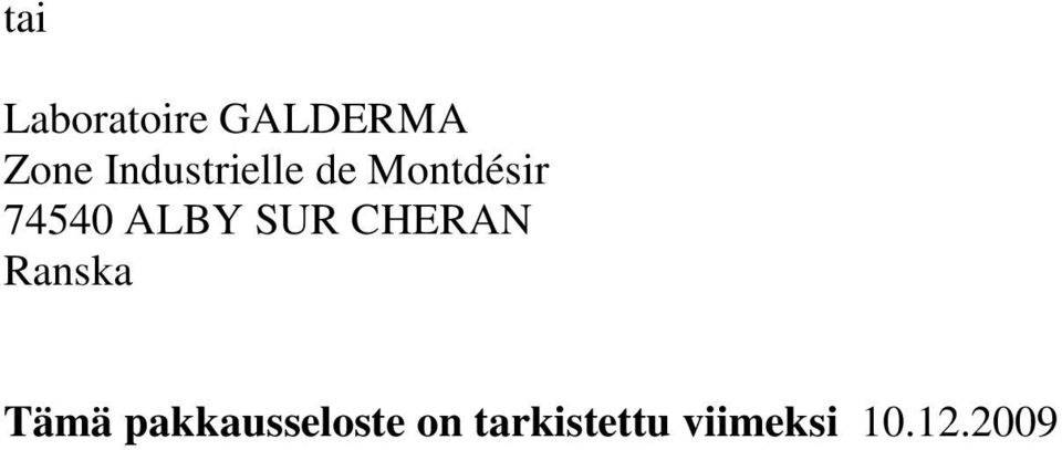 ALBY SUR CHERAN Ranska Tämä