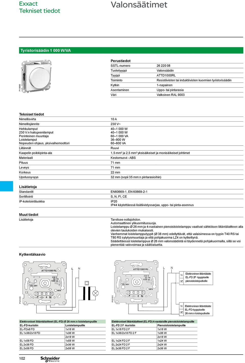 yksivaihemoottori iitännät Kaapelin poikkipinta-ala ateriaali Pituus eveys Korkeus Upotussyvyys 40 1 000 W 40 1 000 W 60 1 000 V 36 900 W 60 600 V Ruuvi 1,5 mm 2 ja 2,5 mm 2 yksisäikeiset ja