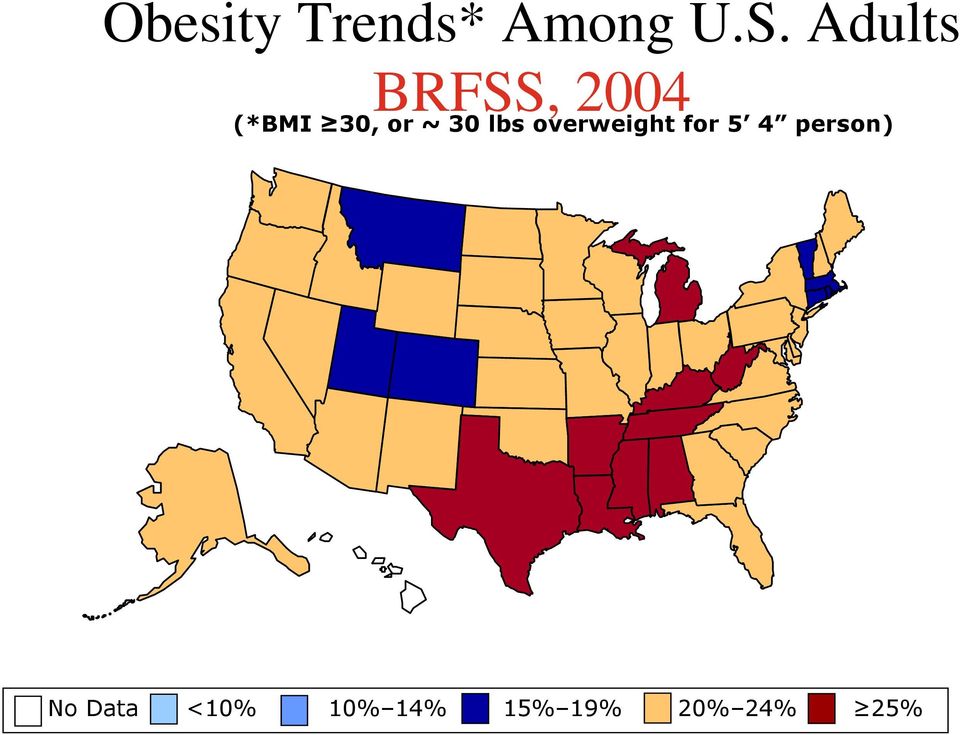 30 lbs overweight for 5 4 person)
