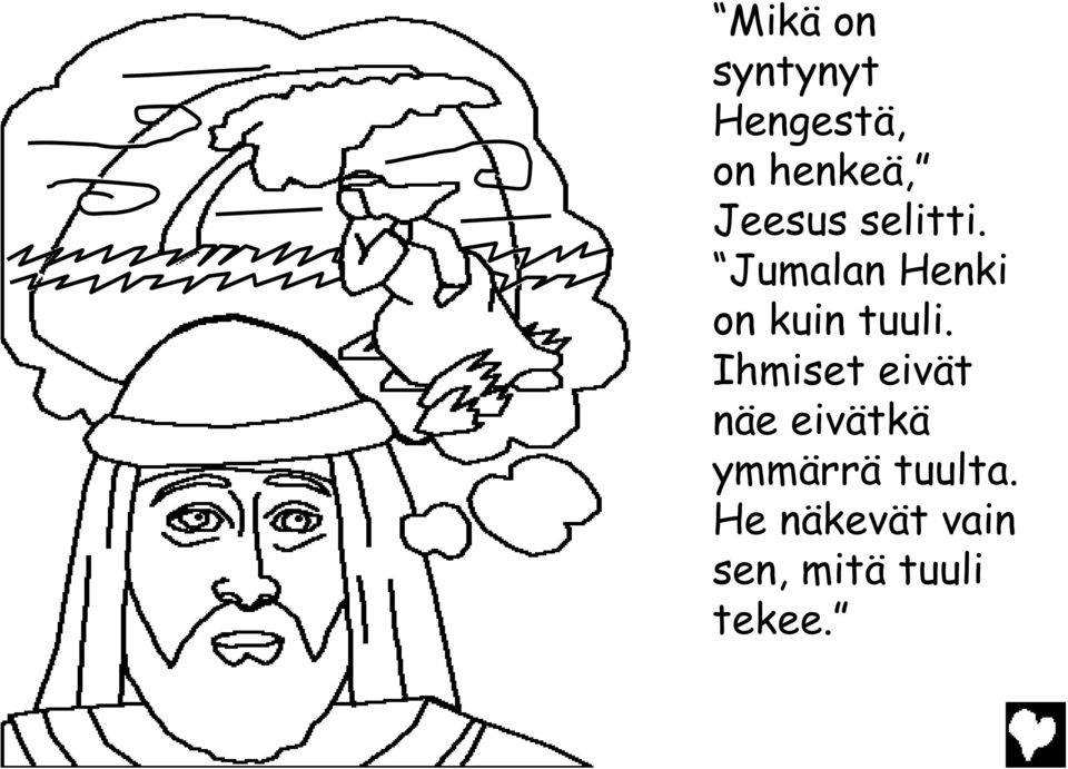 Jumalan Henki on kuin tuuli.
