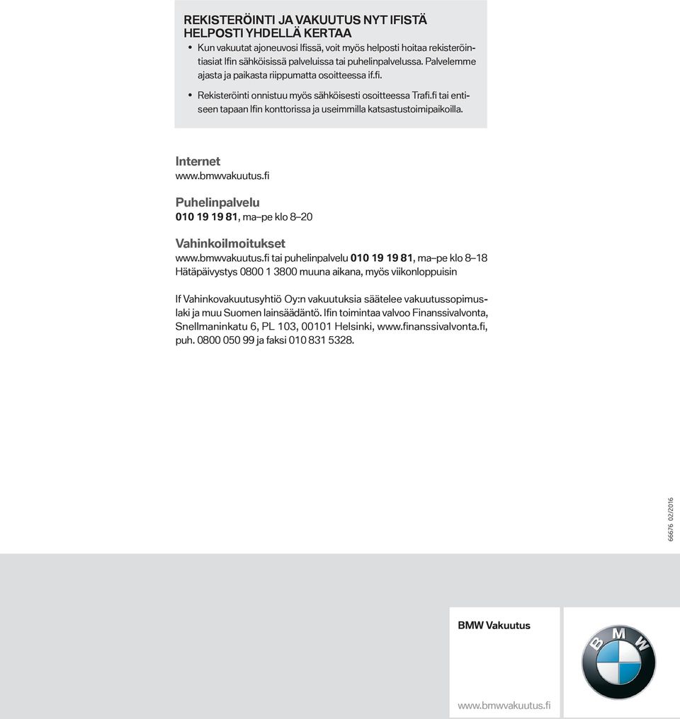 Internet www.bmwvakuutus.
