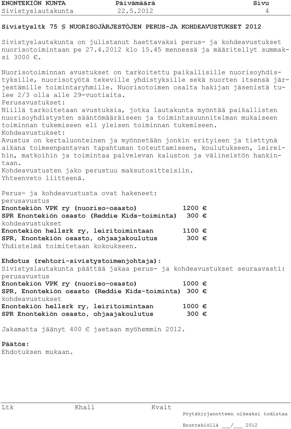 Nuorisotoiminnan avustukset on tarkoitettu paikallisille nuorisoyhdistyksille, nuorisotyötä tekeville yhdistyksille sekä nuorten itsensä järjestämille toimintaryhmille.