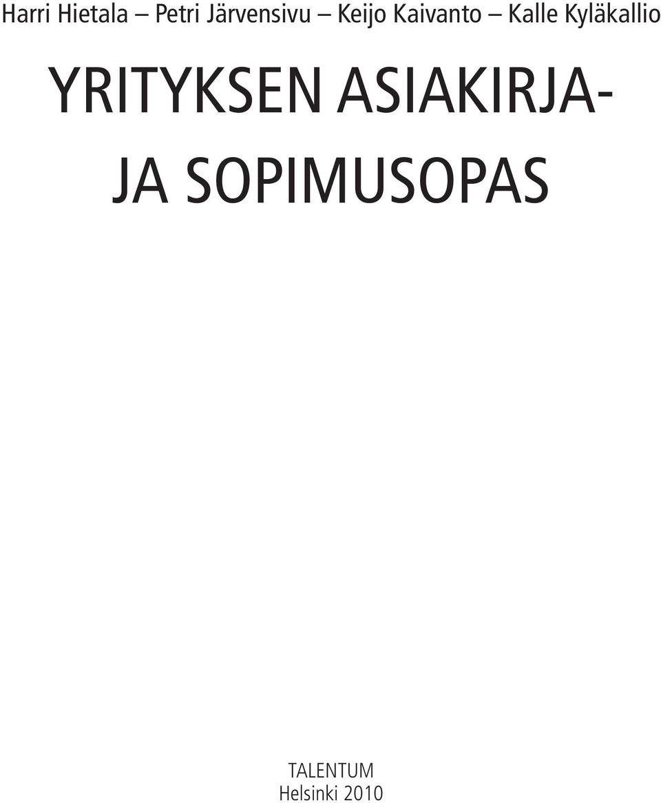 Kyläkallio YRITYKSEN