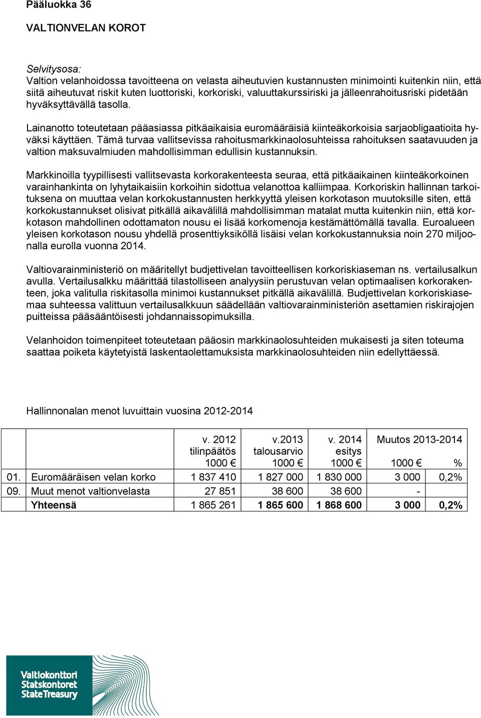 Lainanotto toteutetaan pääasiassa pitkäaikaisia euromääräisiä kiinteäkorkoisia sarjaobligaatioita hyväksi käyttäen.