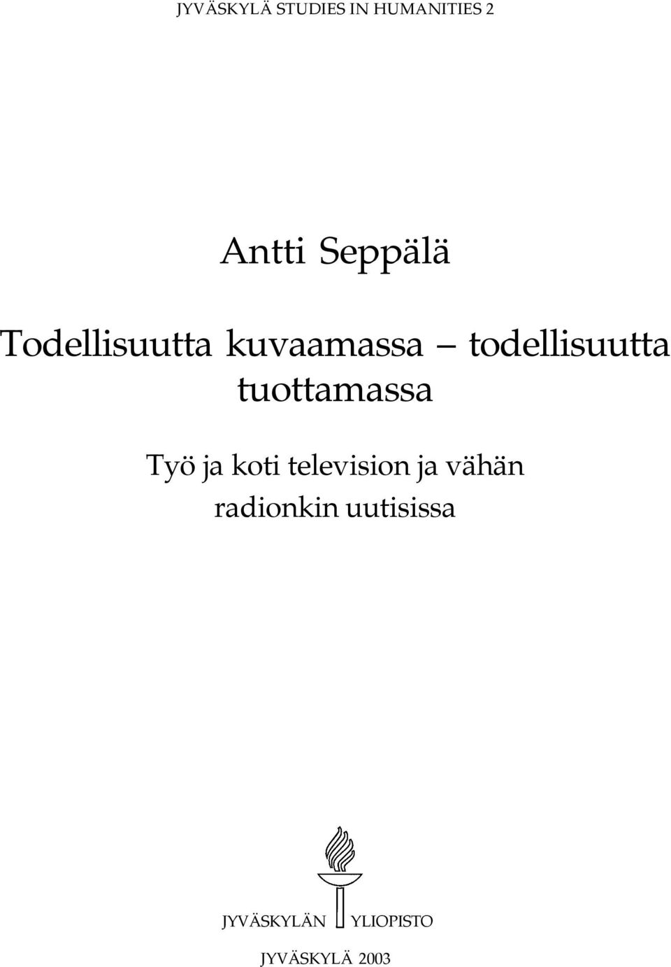 tuottamassa Työ ja koti television ja vähän