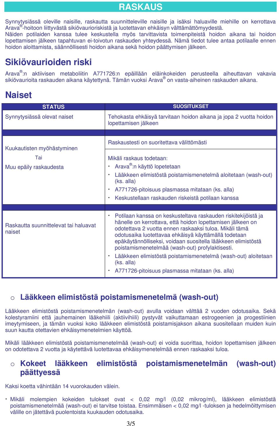 Nämä tiedot tulee antaa potilaalle ennen hoidon aloittamista, säännöllisesti hoidon aikana sekä hoidon päättymisen jälkeen.