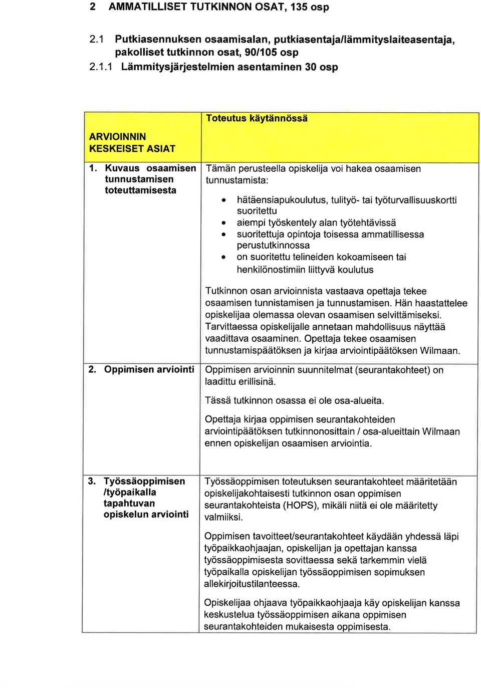 suoritettuj opintoj toisess mmtillisess perustutkinnoss.