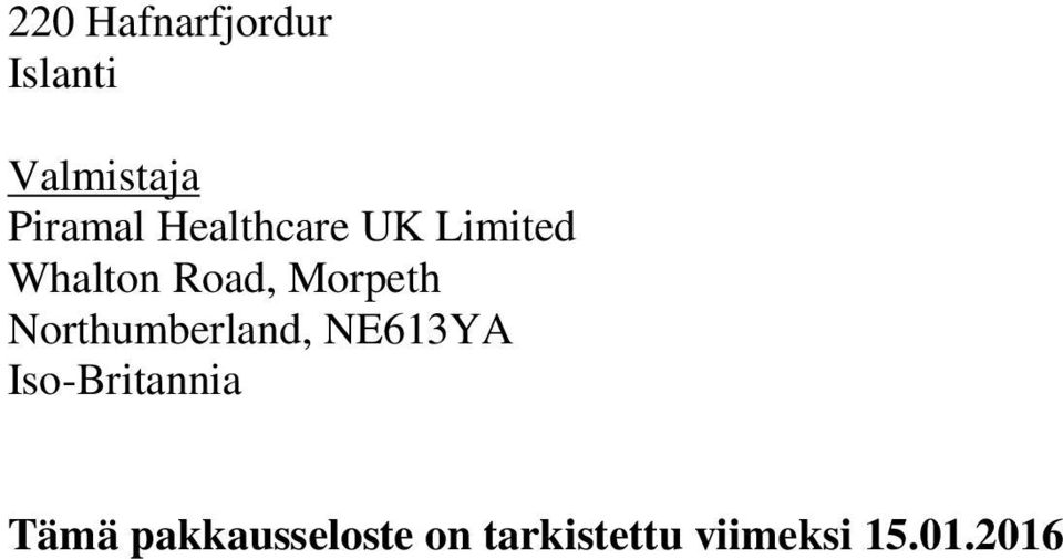 Northumberland, NE613YA Iso-Britannia Tämä