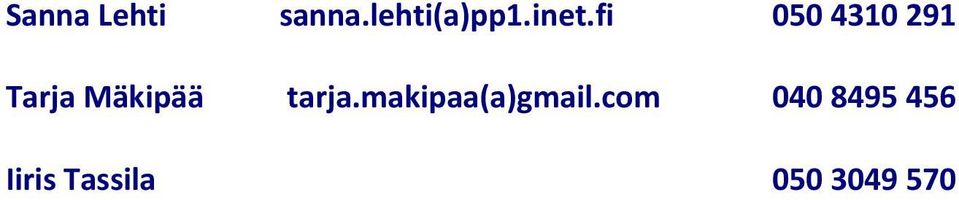 Mäkipää tarja.makipaa(a)gmail.