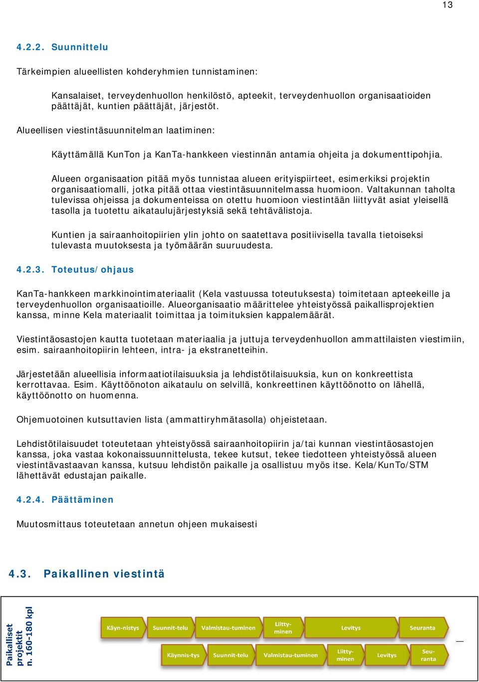 Alueen organisaation pitää myös tunnistaa alueen erityispiirteet, esimerkiksi projektin organisaatiomalli, jotka pitää ottaa viestintäsuunnitelmassa huomioon.