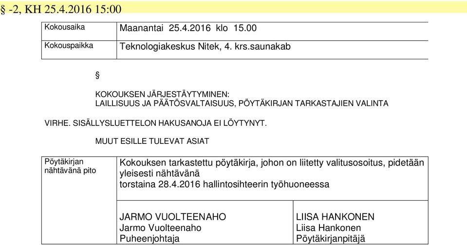 SISÄLLYSLUETTELON HAKUSANOJA EI LÖYTYNYT.