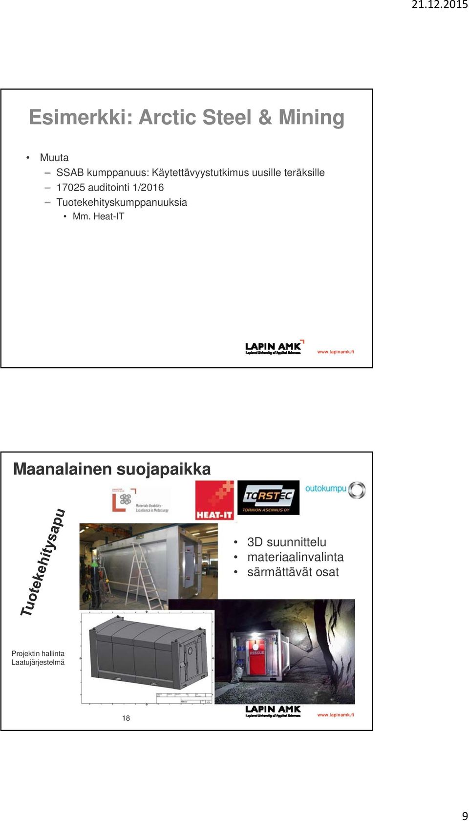 Tuotekehityskumppanuuksia Mm.