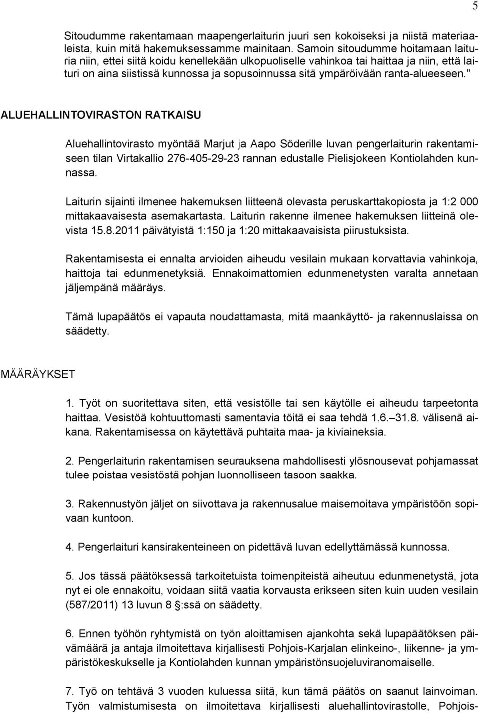 ranta-alueeseen.