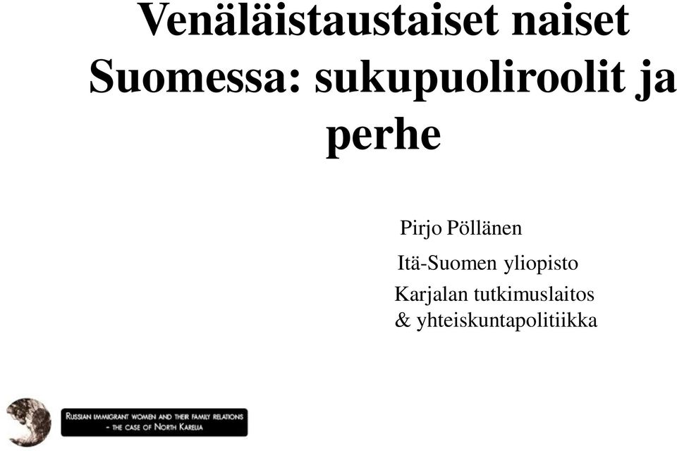 Pöllänen Itä-Suomen yliopisto