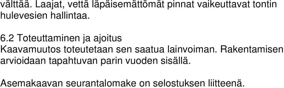 hallintaa. 6.