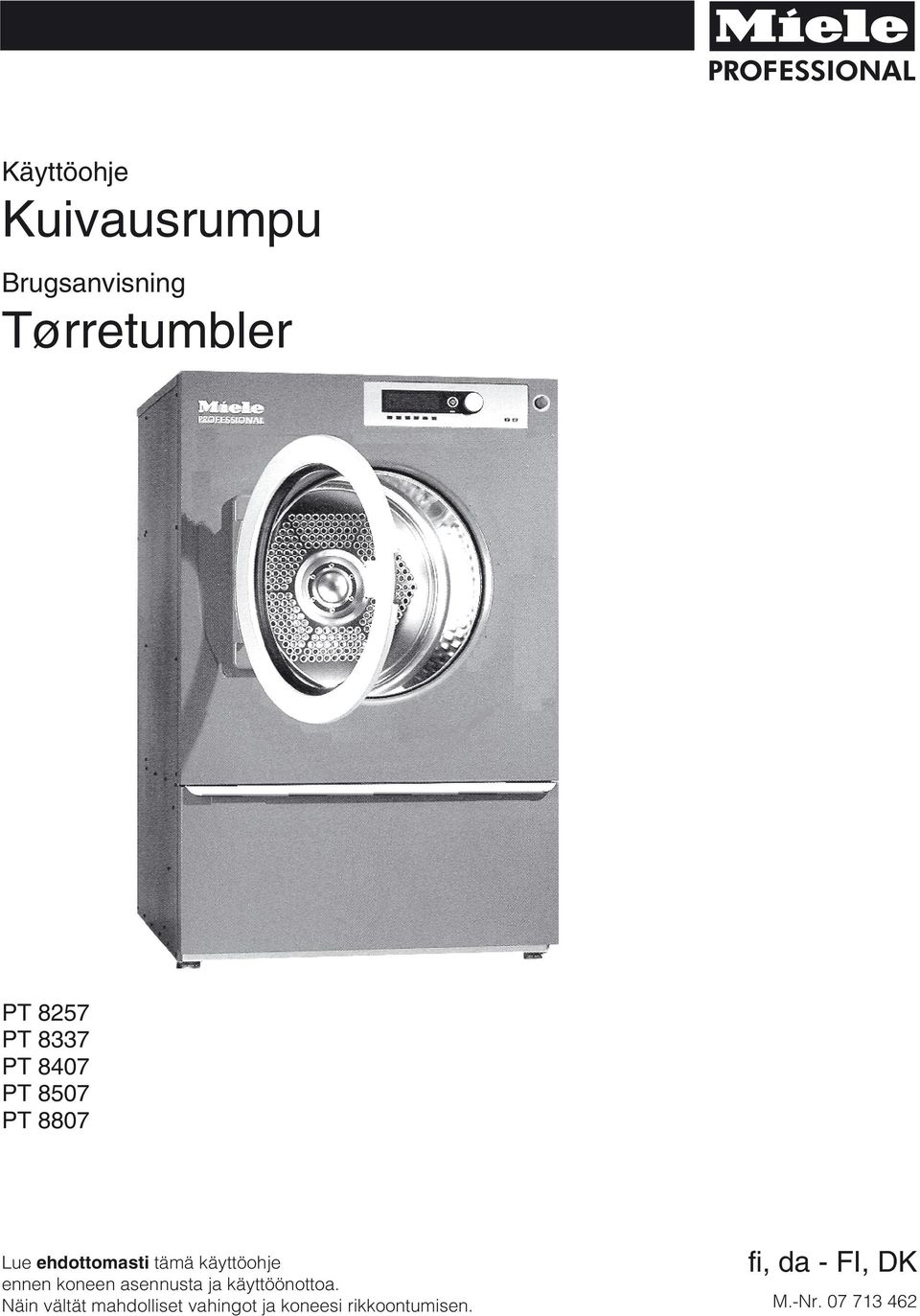 fi, da - FI, DK nnn konn asnnusta ja käyttöönottoa.