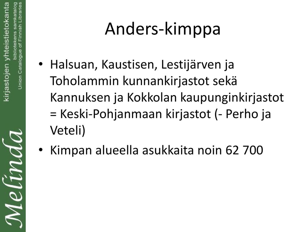 Kokkolan kaupunginkirjastot = Keski-Pohjanmaan