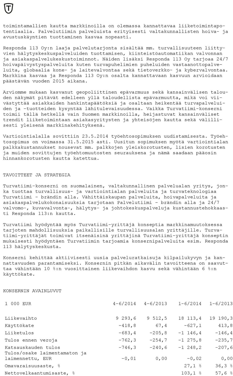 Näiden lisäksi Responda 113 Oy tarjoaa 24/7 hoivapäivystyspalveluita kuten turvapuhelimien puheluiden vastaanottopalveluita, globaalia kone- ja laitevalvontaa sekä tietoverkko- ja kybervalvontaa.