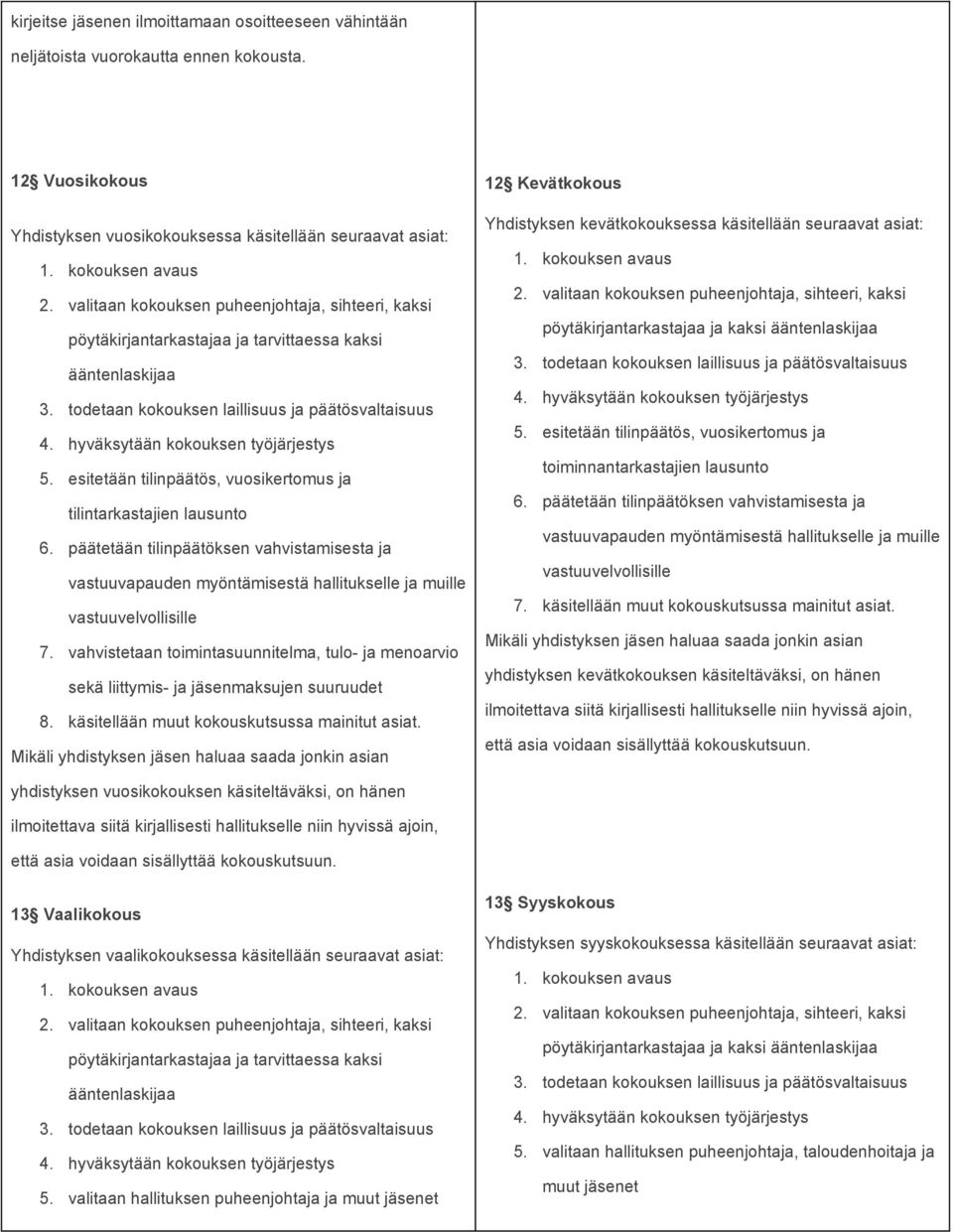 esitetään tilinpäätös, vuosikertomus ja tilintarkastajien lausunto 6. päätetään tilinpäätöksen vahvistamisesta ja vastuuvapauden myöntämisestä hallitukselle ja muille vastuuvelvollisille 7.