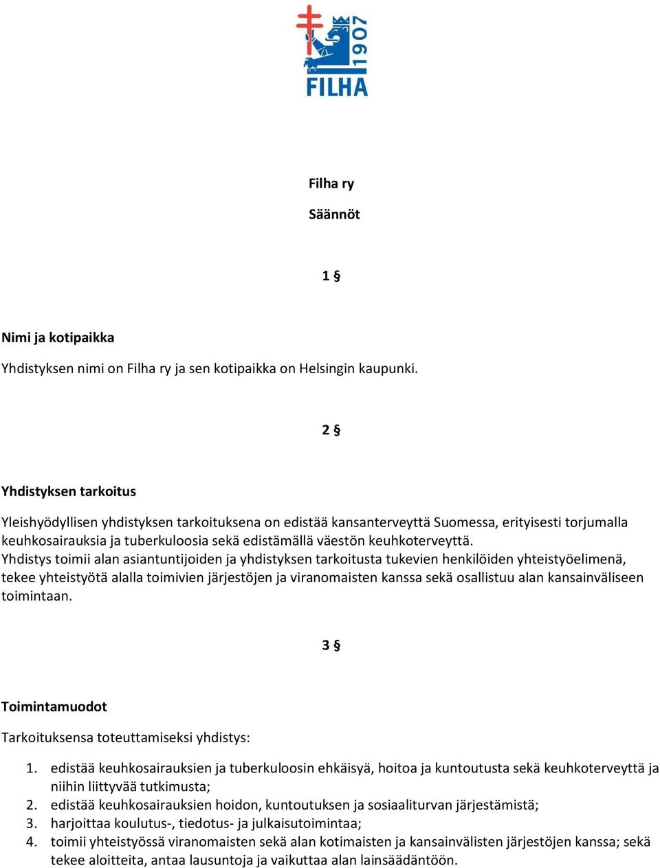 keuhkoterveyttä.