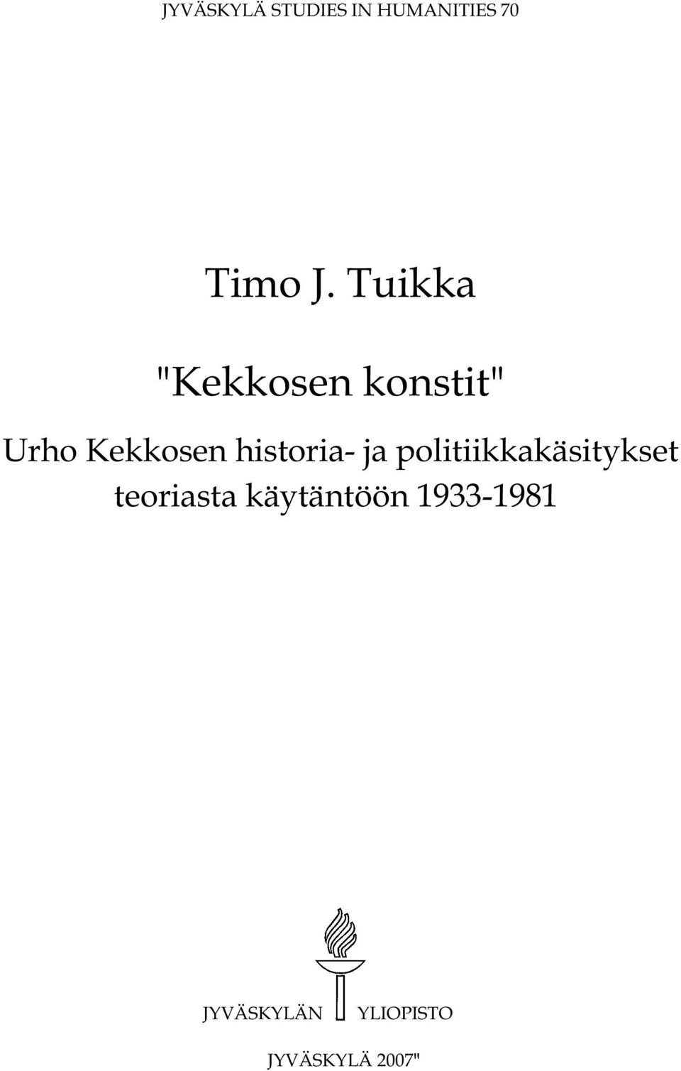 historia- ja politiikkakäsitykset teoriasta