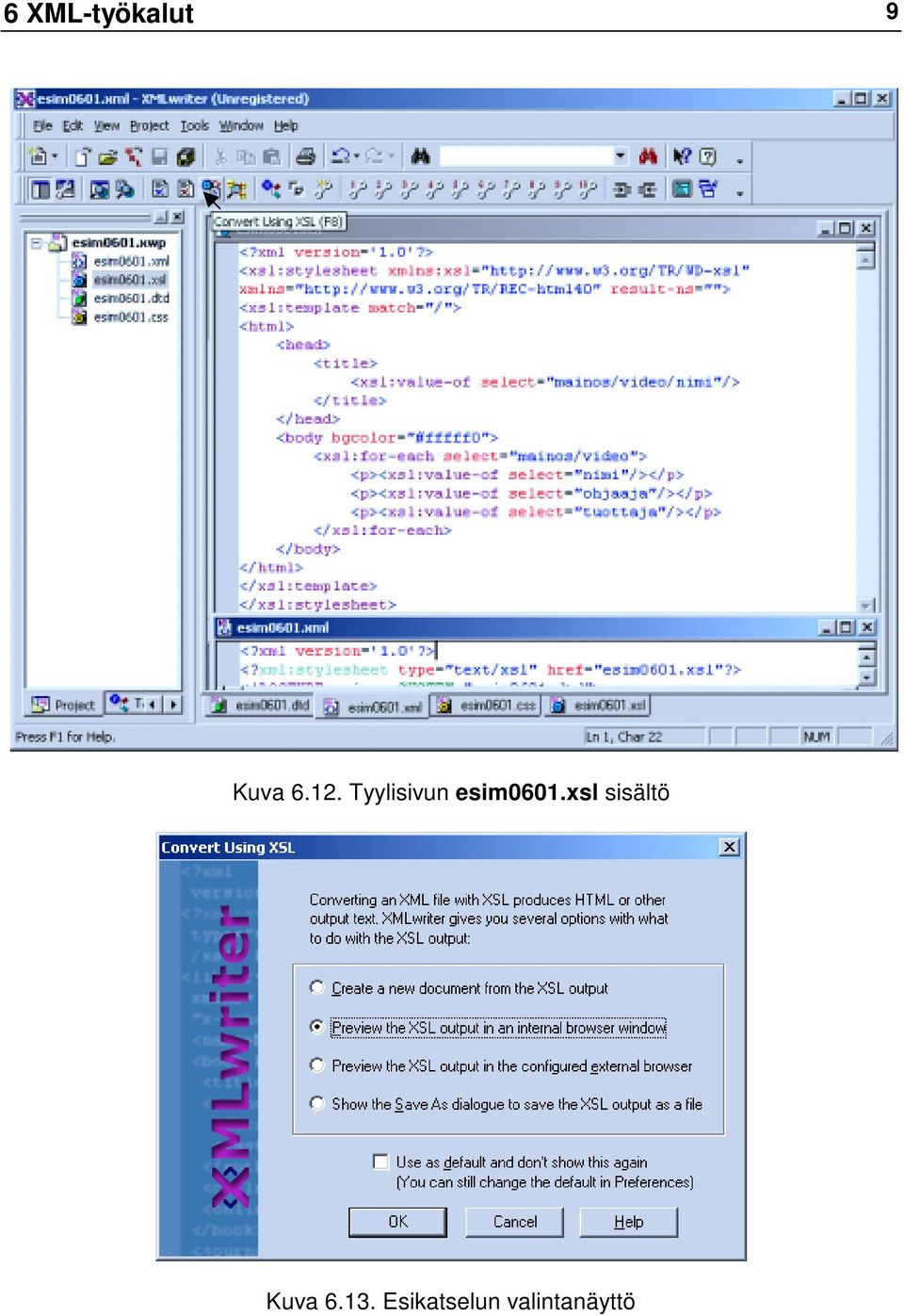 xsl sisältö Kuva 6.13.