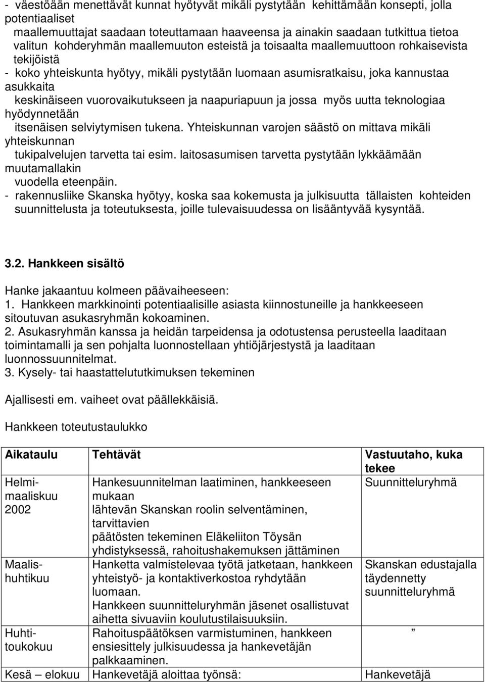 vuorovaikutukseen ja naapuriapuun ja jossa myös uutta teknologiaa hyödynnetään itsenäisen selviytymisen tukena.