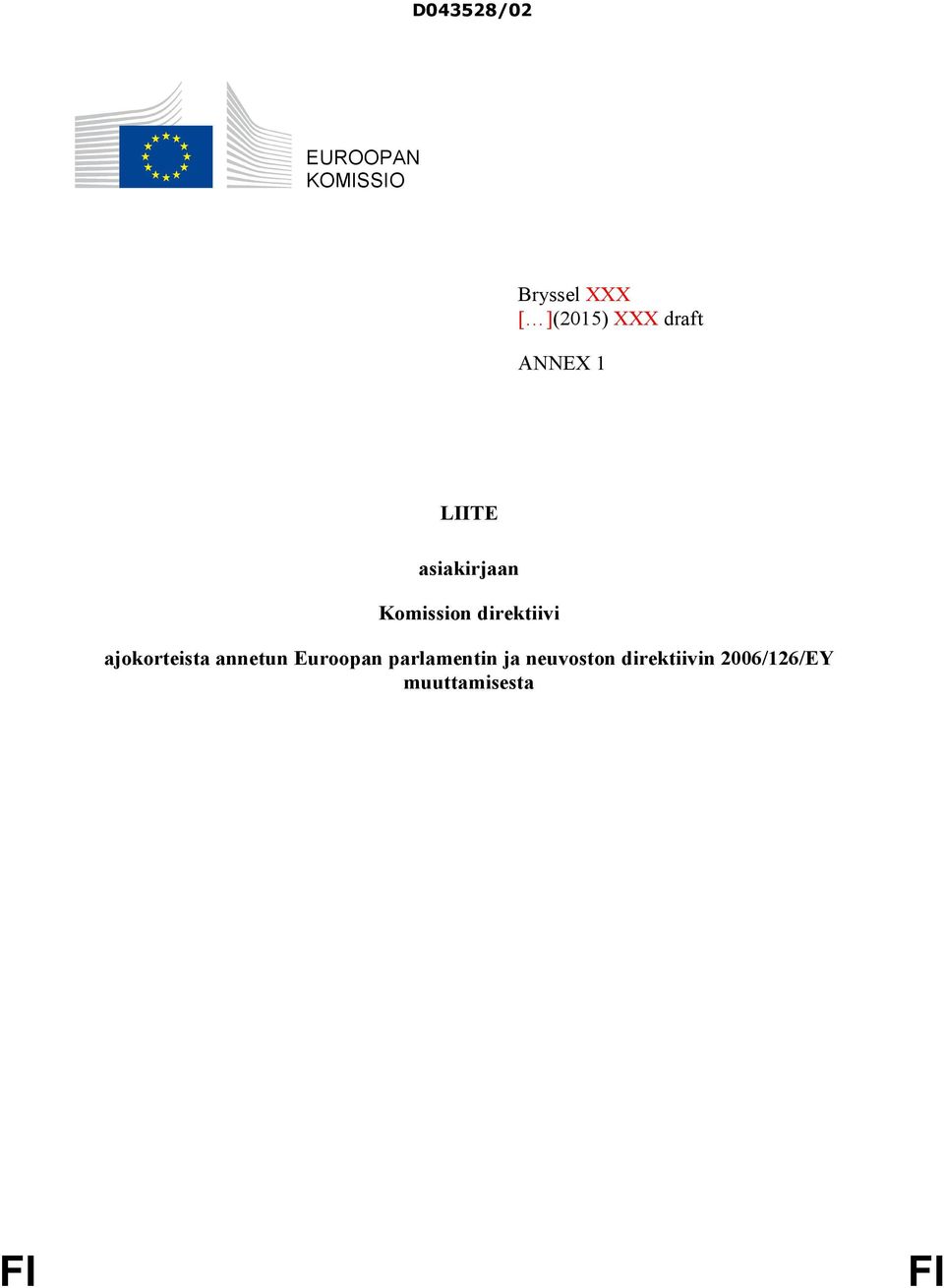 direktiivi ajokorteista annetun Euroopan