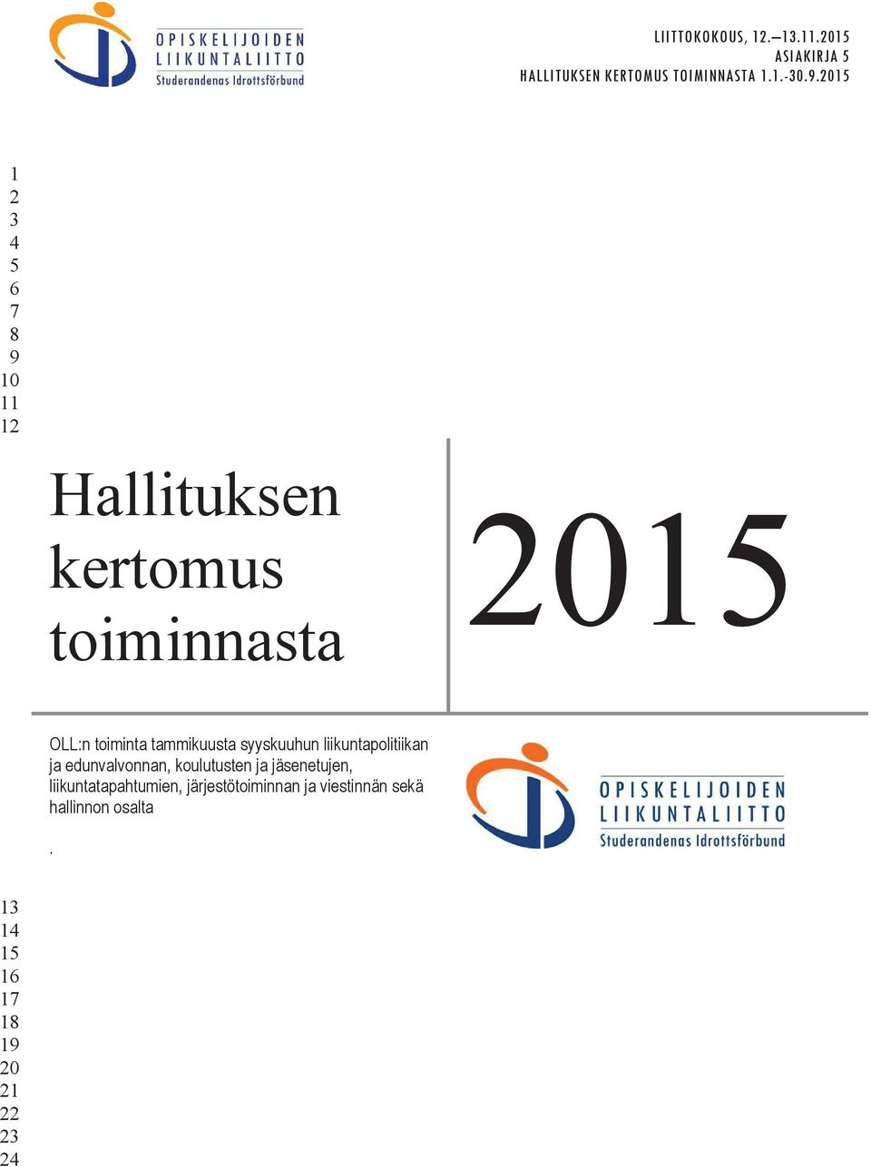 toiminnasta 2015 13 14