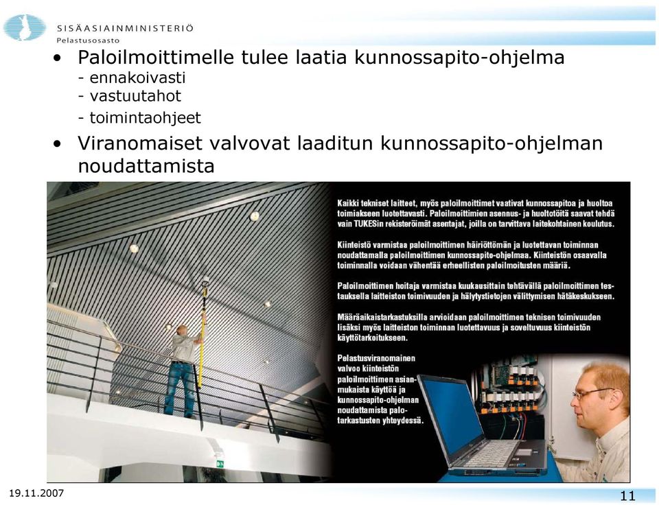 vastuutahot - toimintaohjeet Viranomaiset