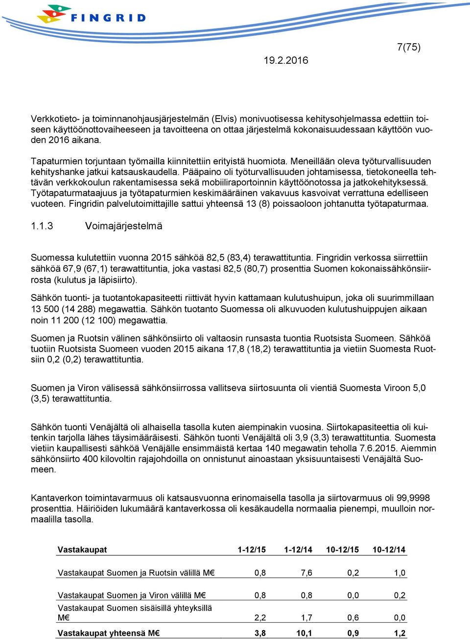 Pääpaino oli työturvallisuuden johtamisessa, tietokoneella tehtävän verkkokoulun rakentamisessa sekä mobiiliraportoinnin käyttöönotossa ja jatkokehityksessä.